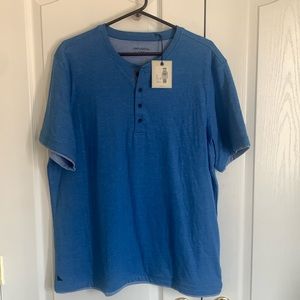 UNTUCKit mens XL Henley Button T-Shirt